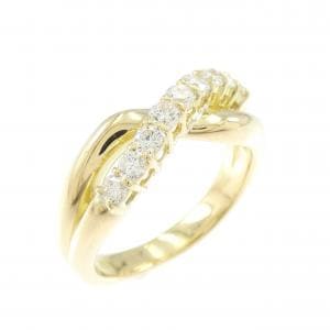 K18YG ダイヤモンド リング 0.38CT