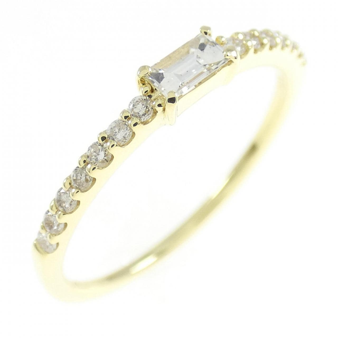 【新品】K18YG ダイヤモンド リング 0.11CT