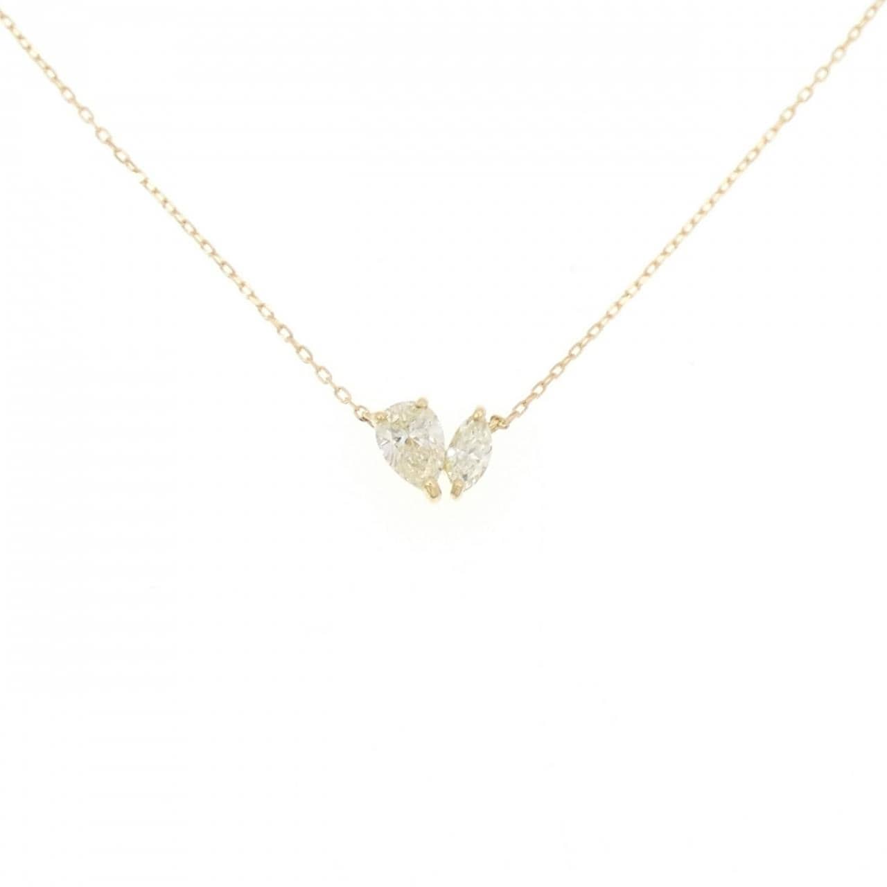 【新品】K18YG ダイヤモンド ネックレス 0.30CT