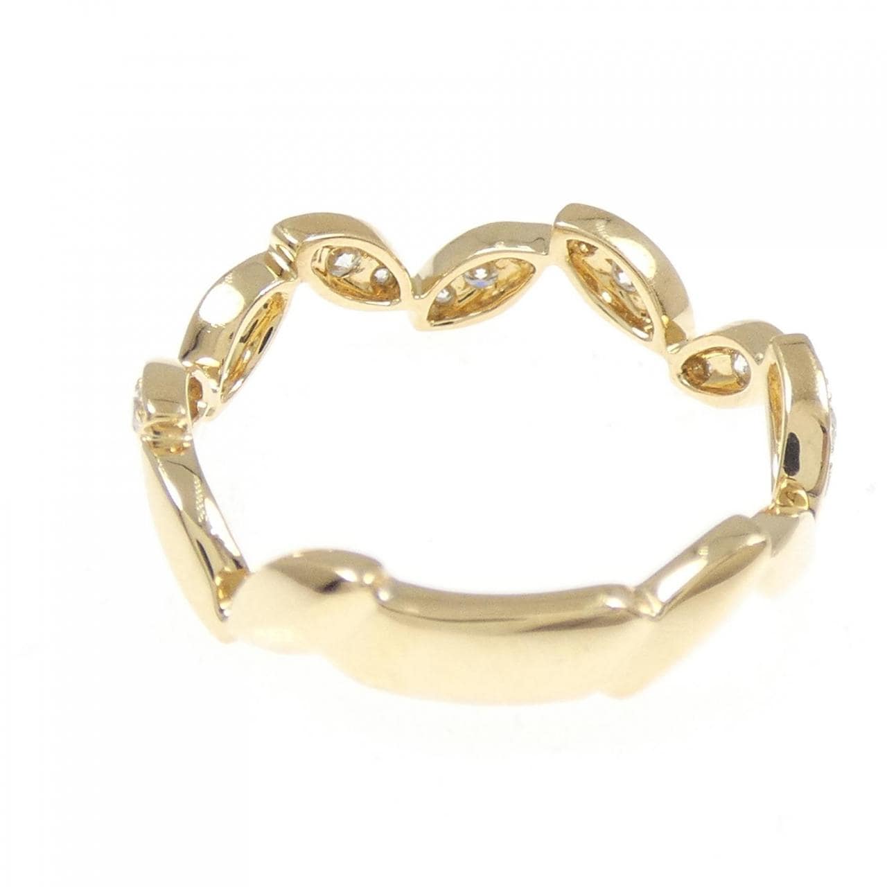 K18YG ダイヤモンド リング 0.27CT
