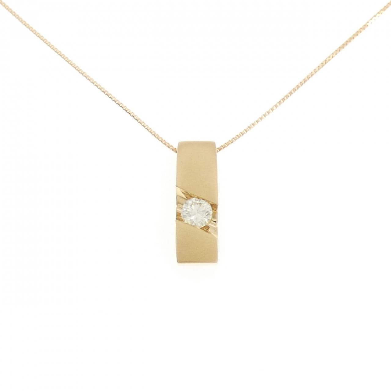 K18YG ダイヤモンド ネックレス 0.236CT