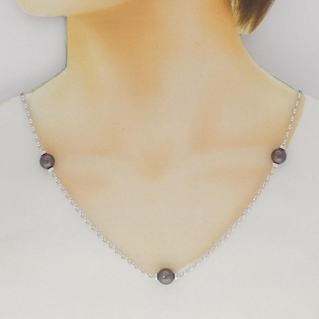 ミキモト 黒蝶パール ネックレス