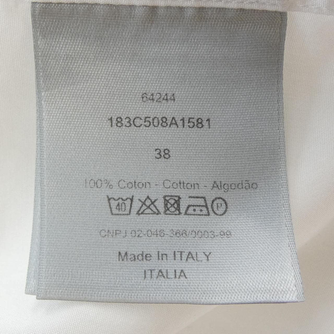 ディオール DIOR 183C508A1581 シャツ