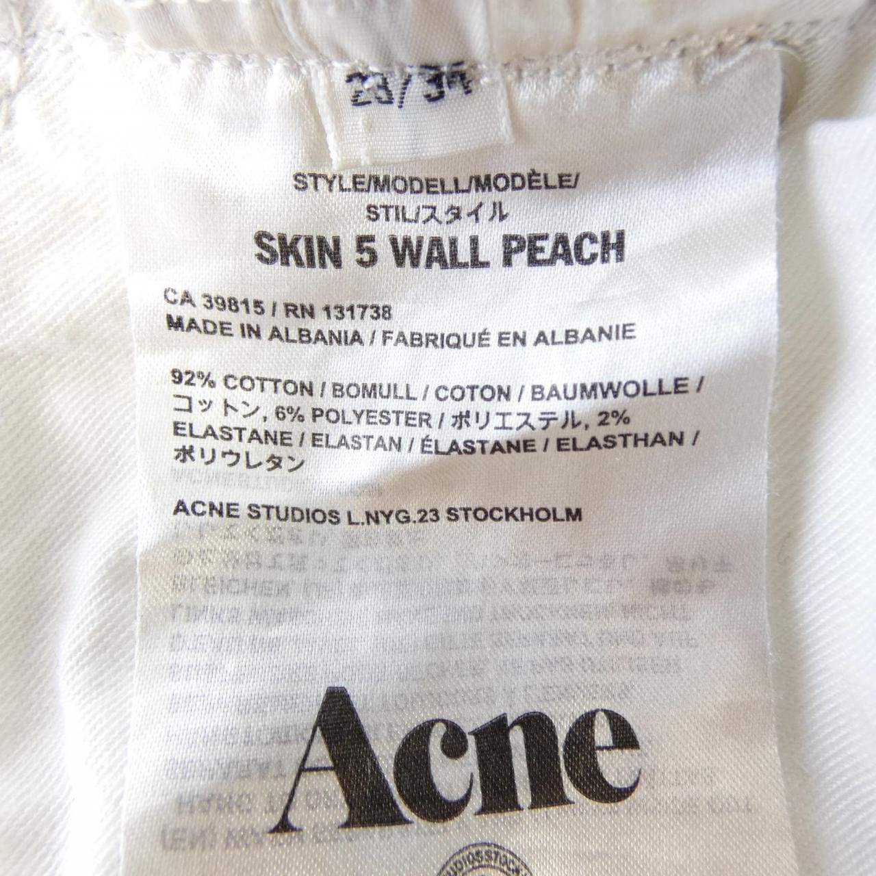 アクネストゥディオズ ACNE STUDIOS パンツ