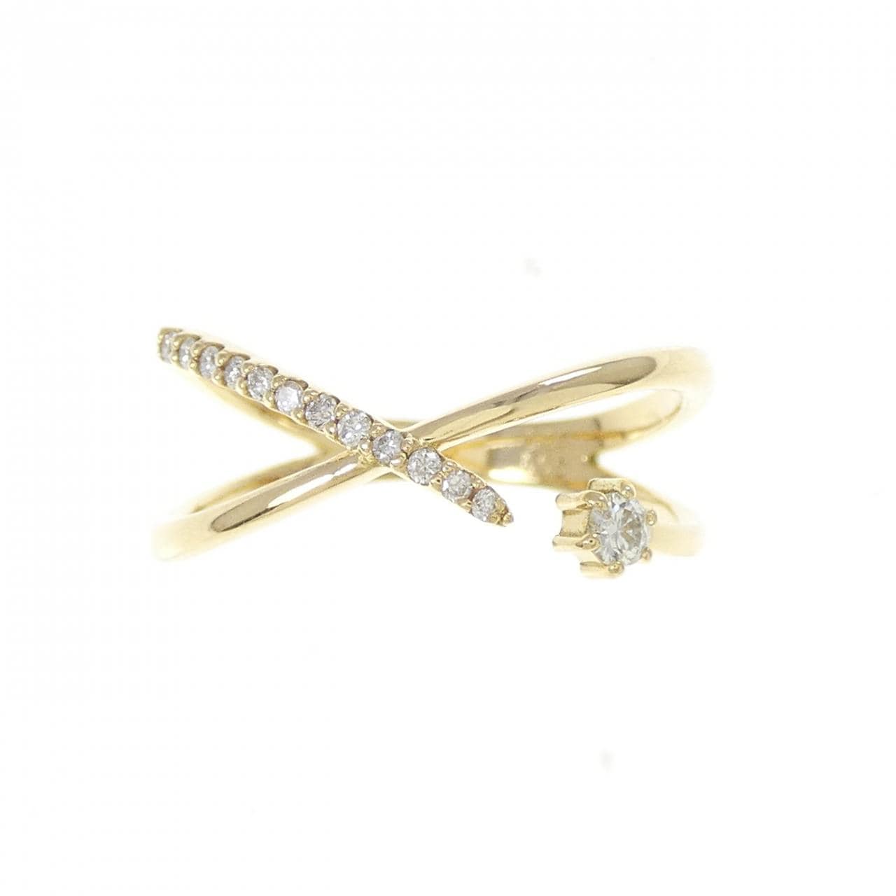 K18YG ダイヤモンド リング 0.05CT