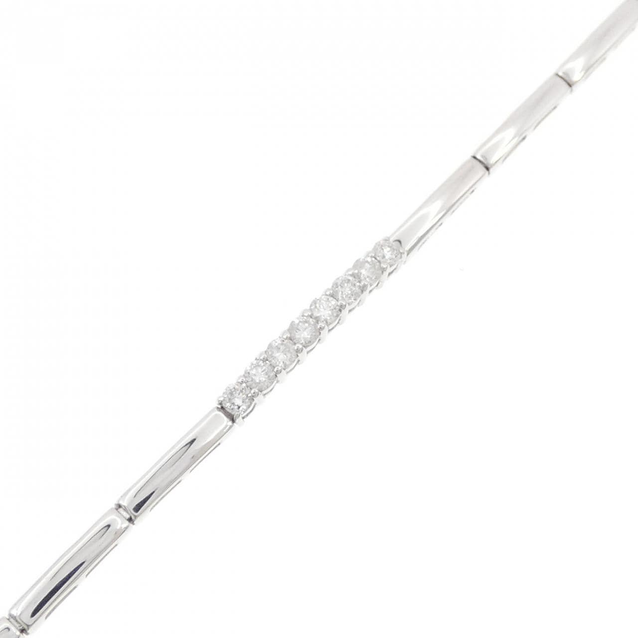 K18WG ダイヤモンド ブレスレット 0.20CT