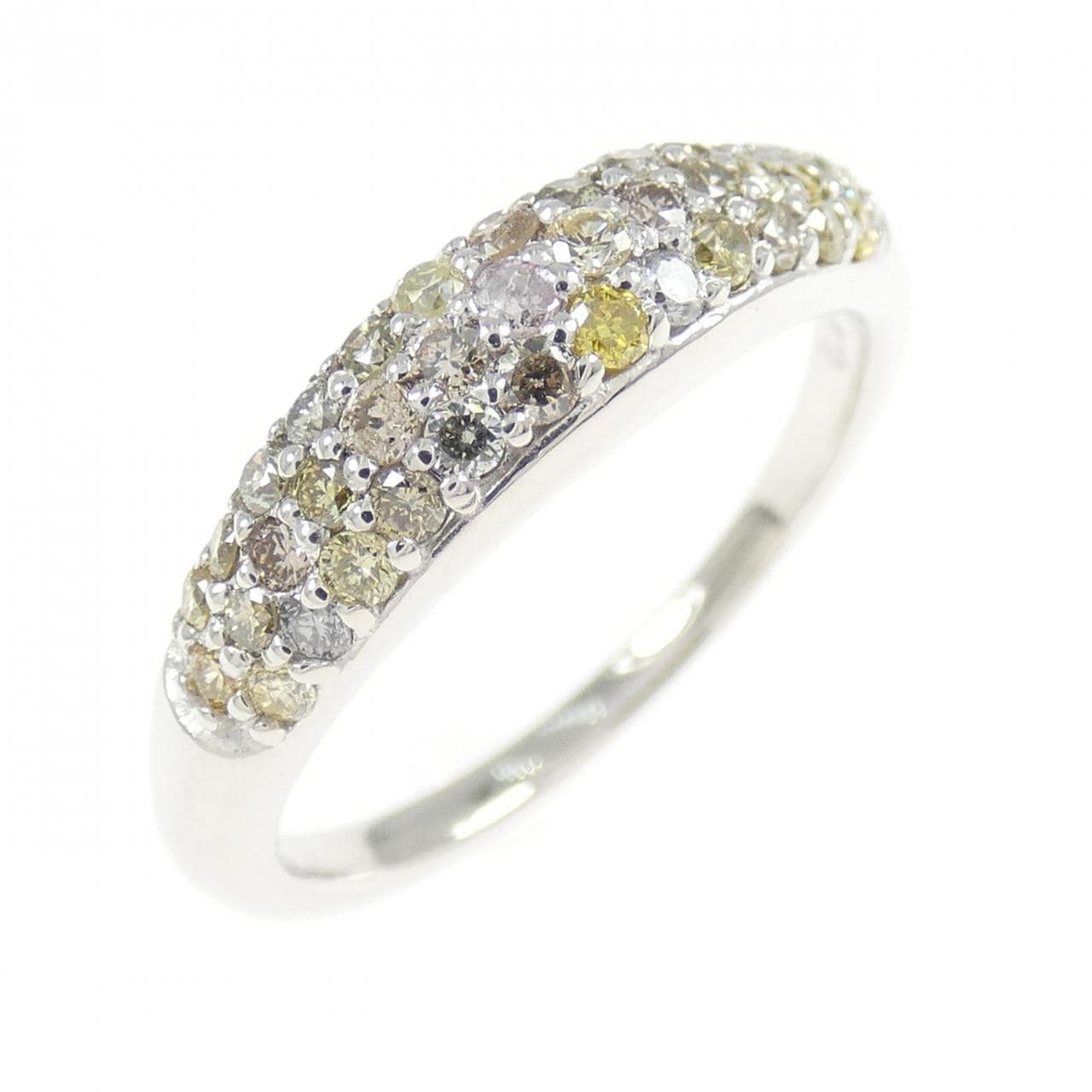 K18WG ダイヤモンド リング 0.40CT