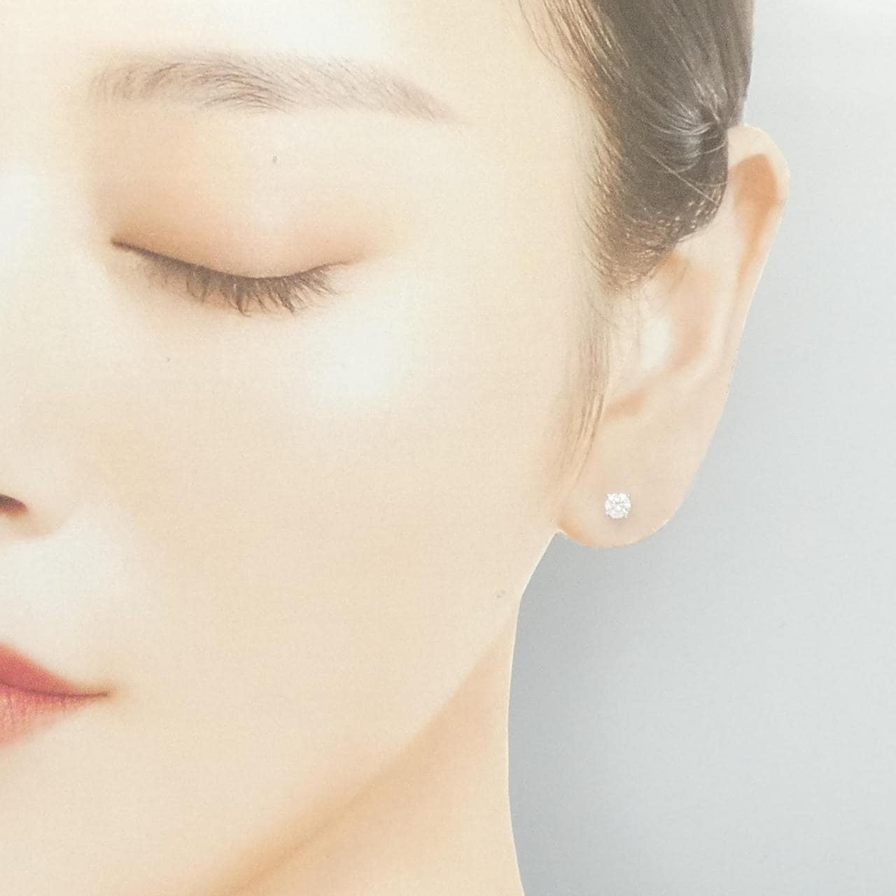 ポンテヴェキオ ダイヤモンド ピアス 0.419CT