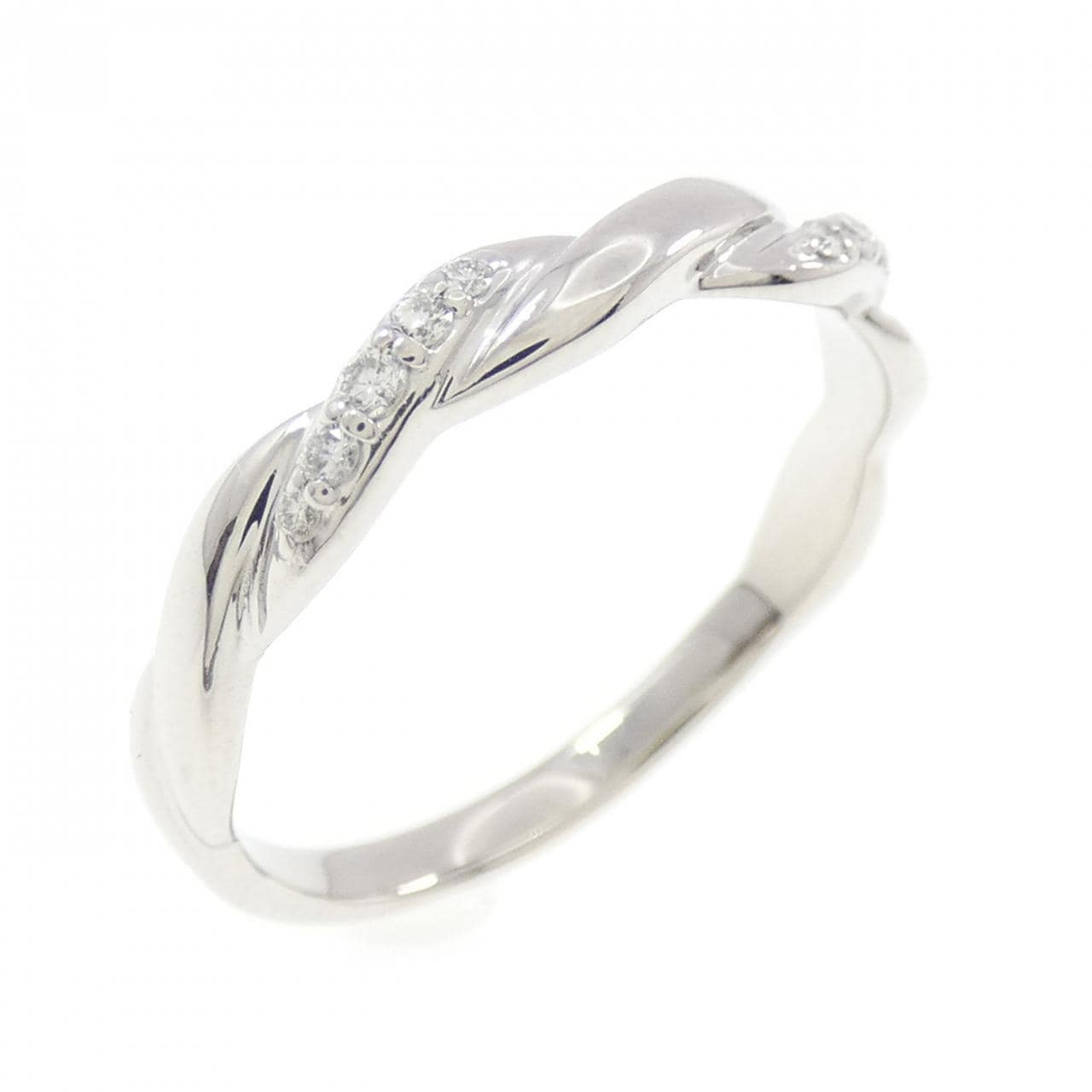 PT950 ダイヤモンド リング 0.05CT