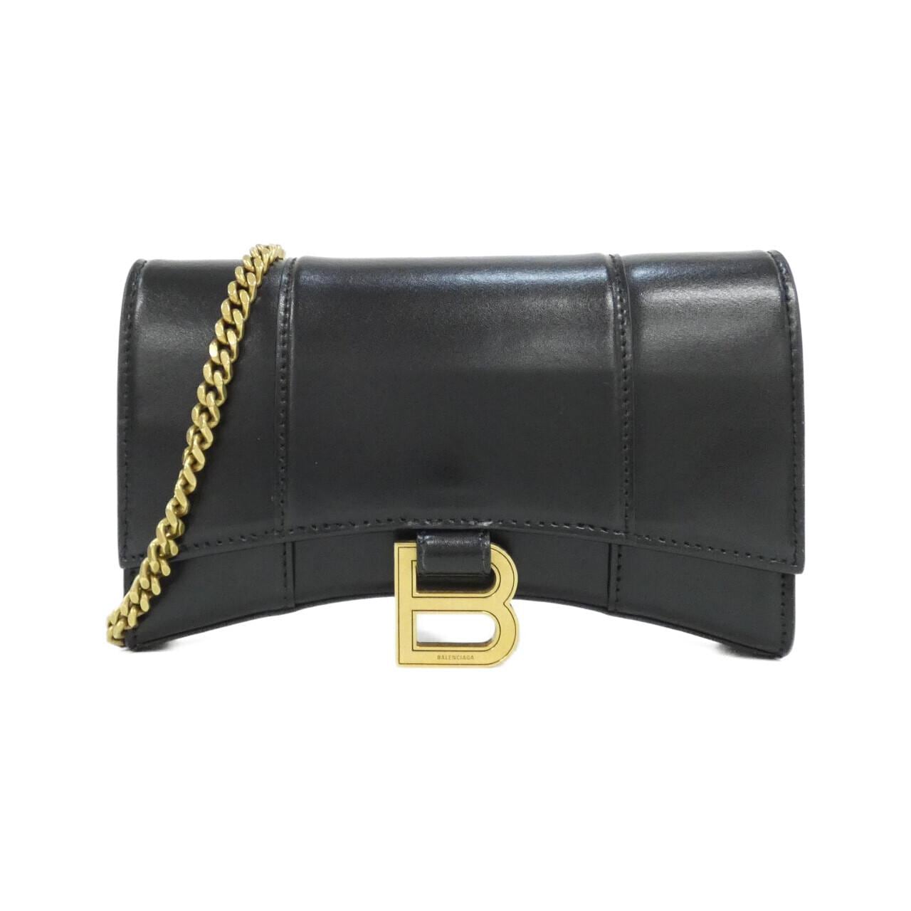 バレンシアガ アワーグラス チェーン ウォレット 656050 1QJ4M チェーンウォレット