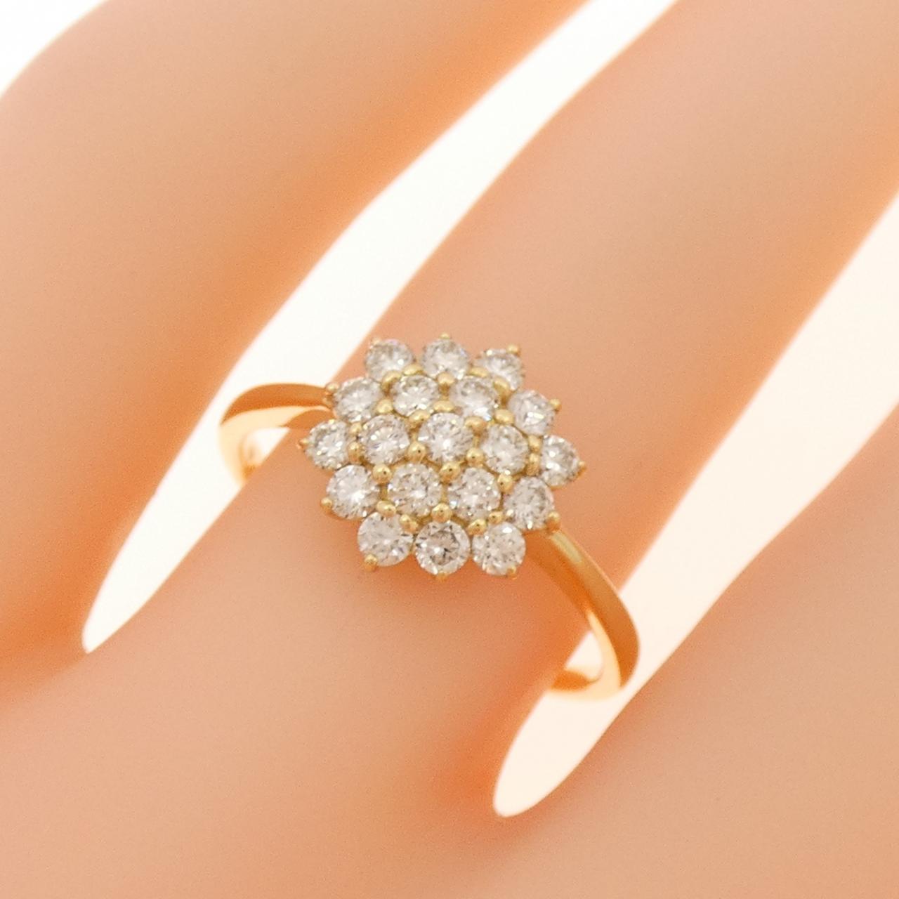 K18YG ダイヤモンド リング 0.50CT