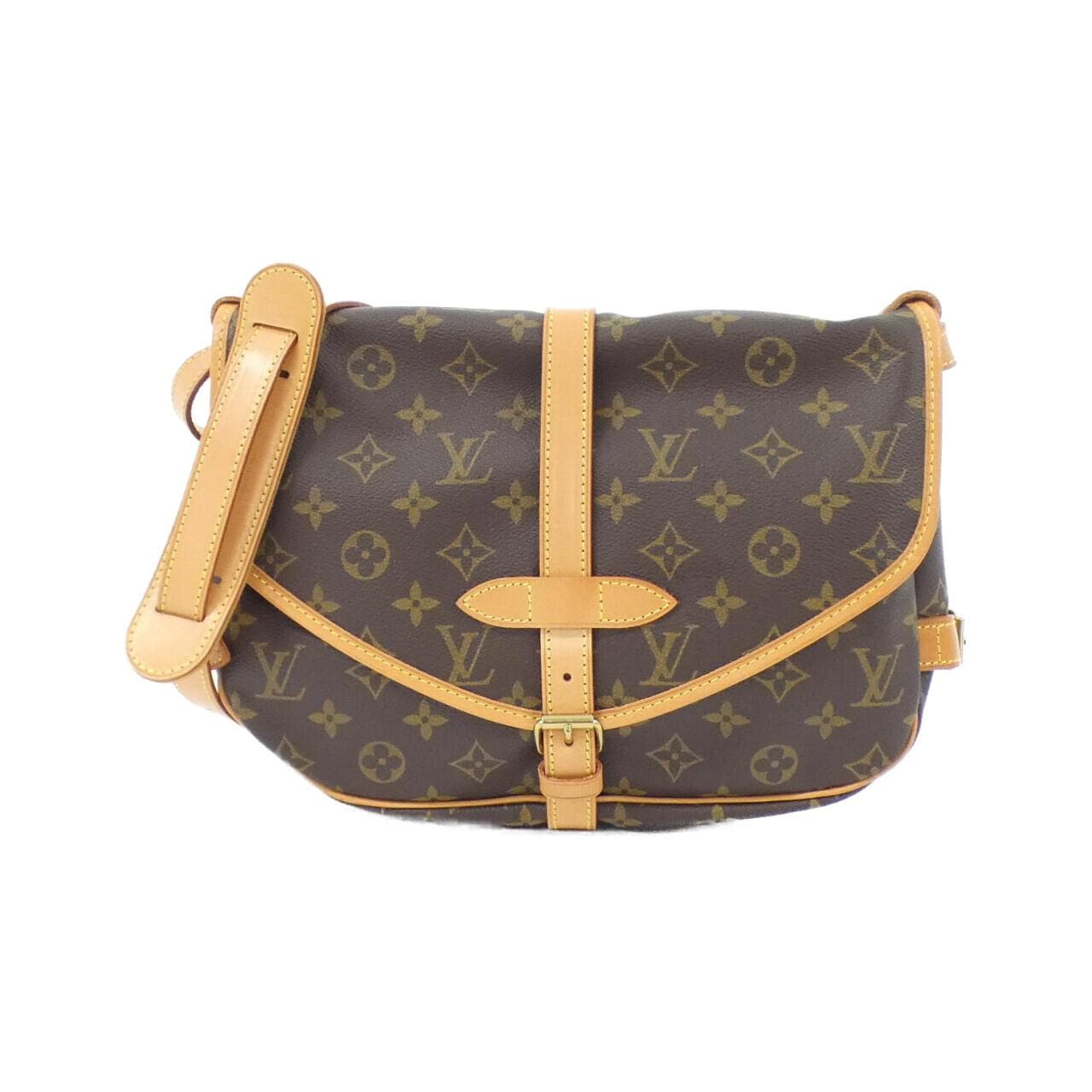 [vintage] LOUIS VUITTON Monogram Saumur 30cm M42256 Shoulder Bag