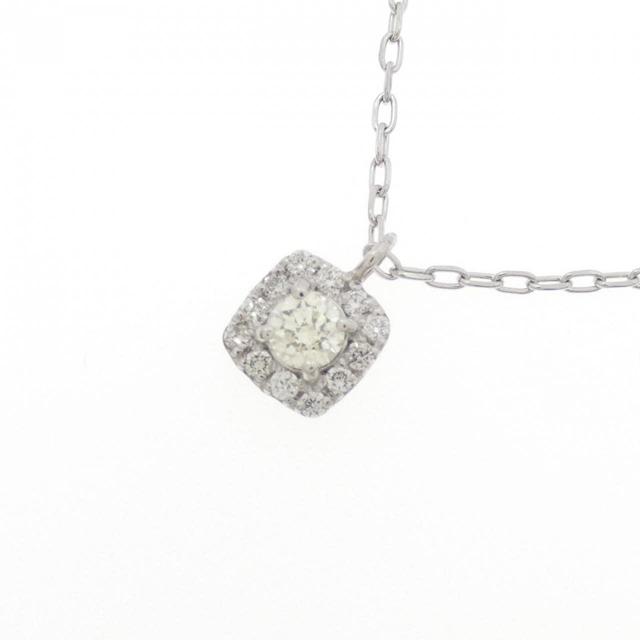 PT900/PT850 ダイヤモンド ネックレス 0.15CT