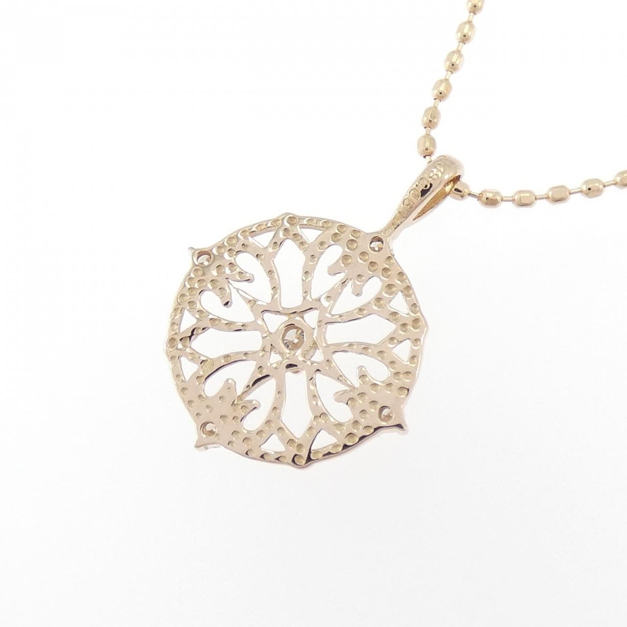 K18PG ダイヤモンド ネックレス 0.05CT