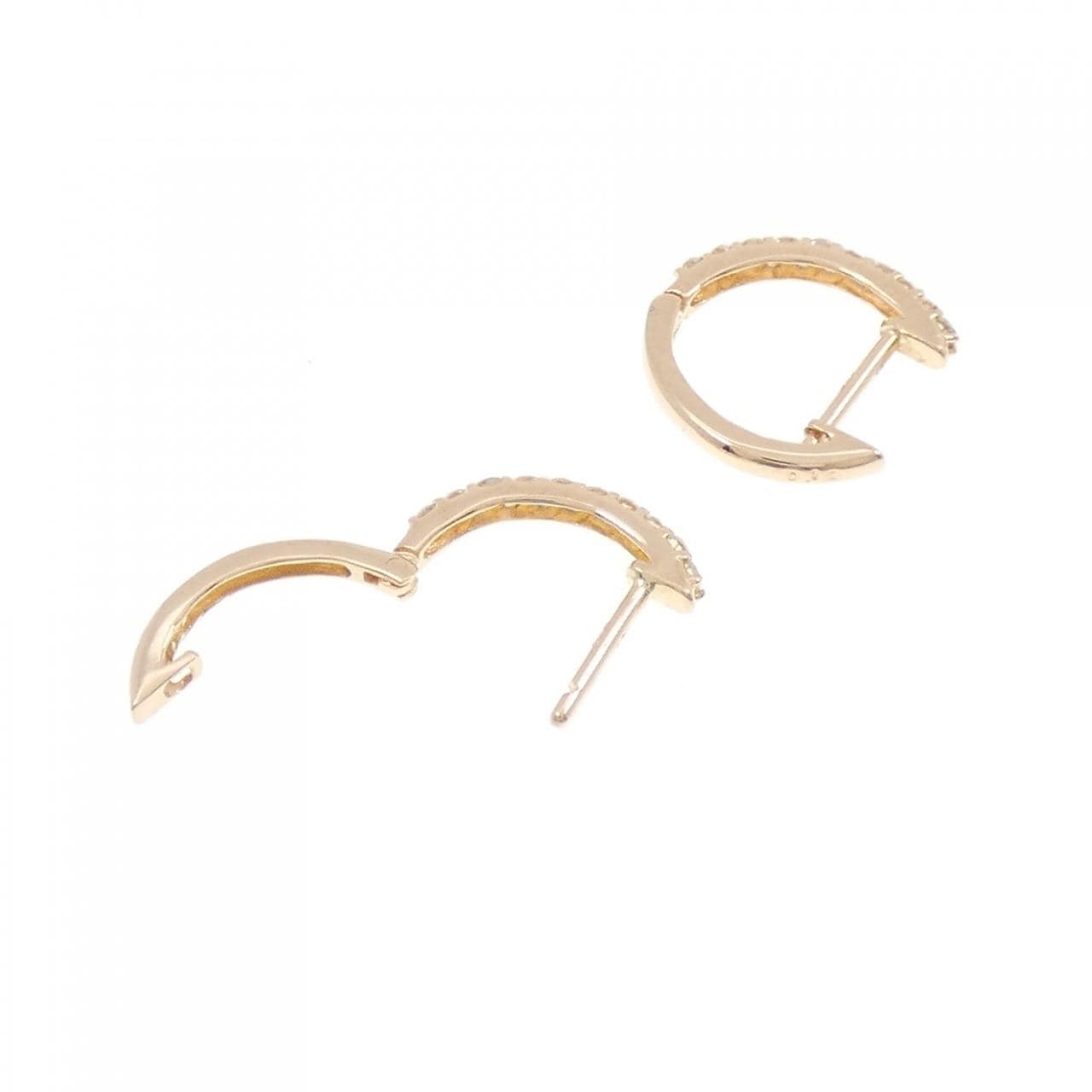 K18PG ダイヤモンド ピアス 0.20CT