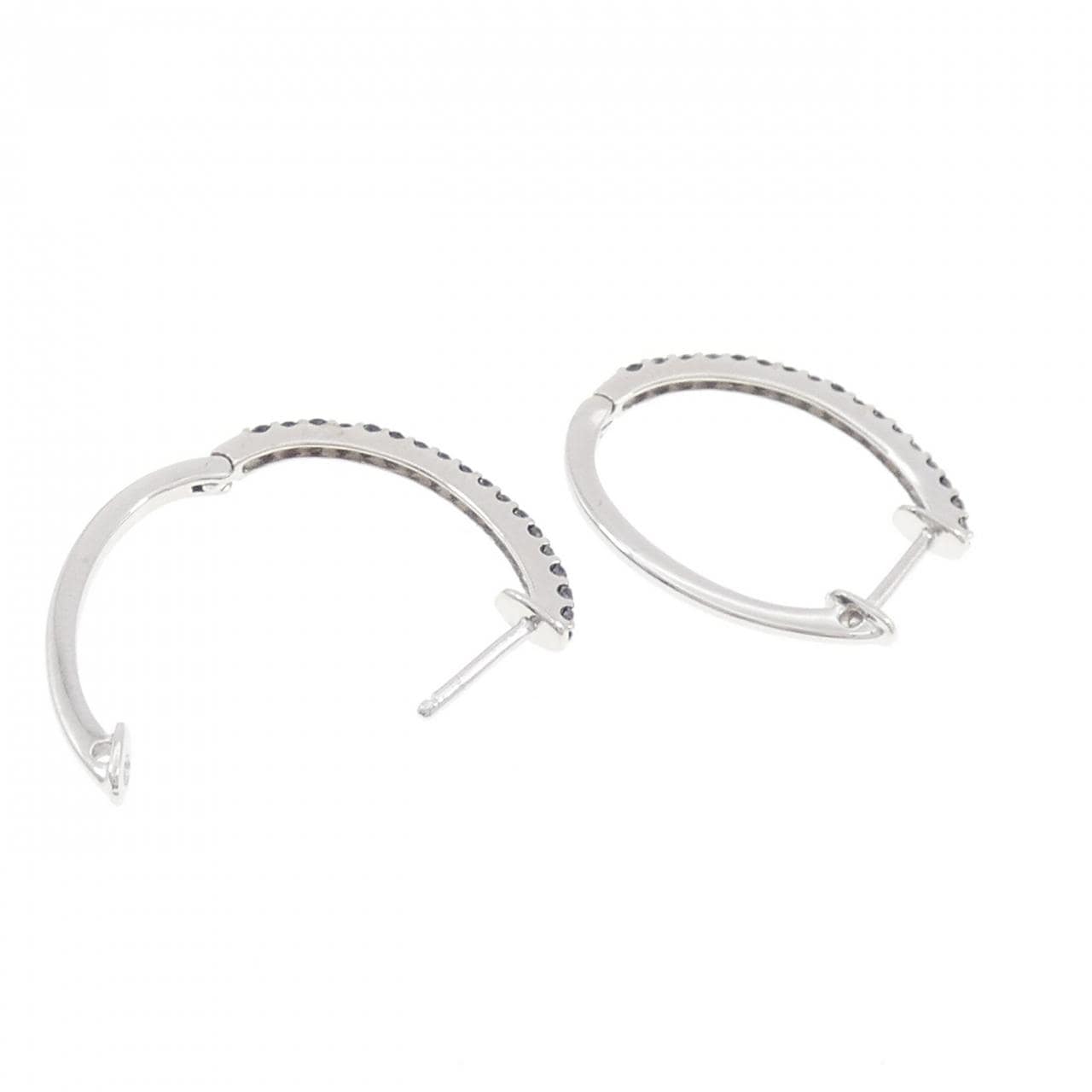 K14WG ダイヤモンド ピアス 0.36CT