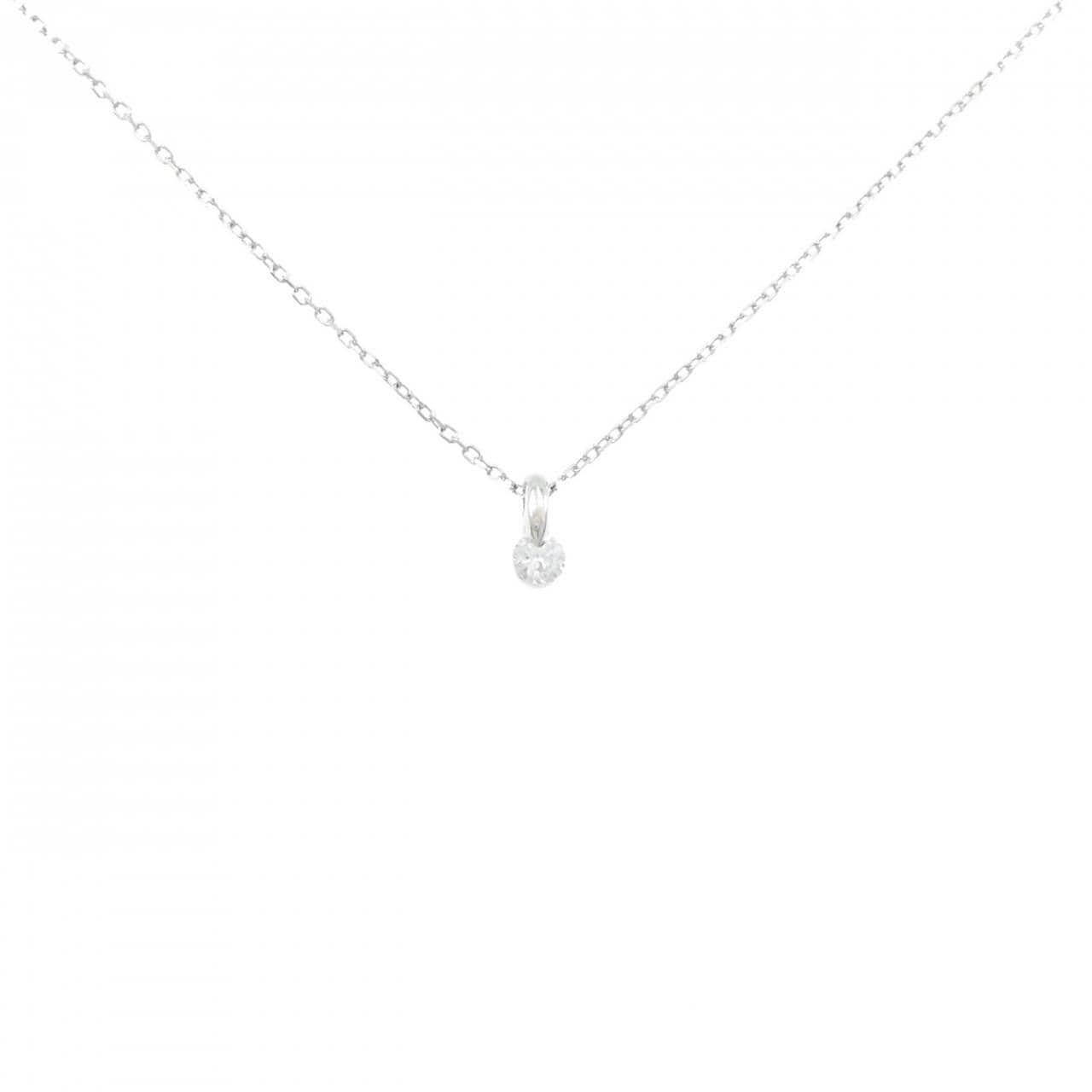 PT900/PT850 ダイヤモンド ネックレス 0.10CT