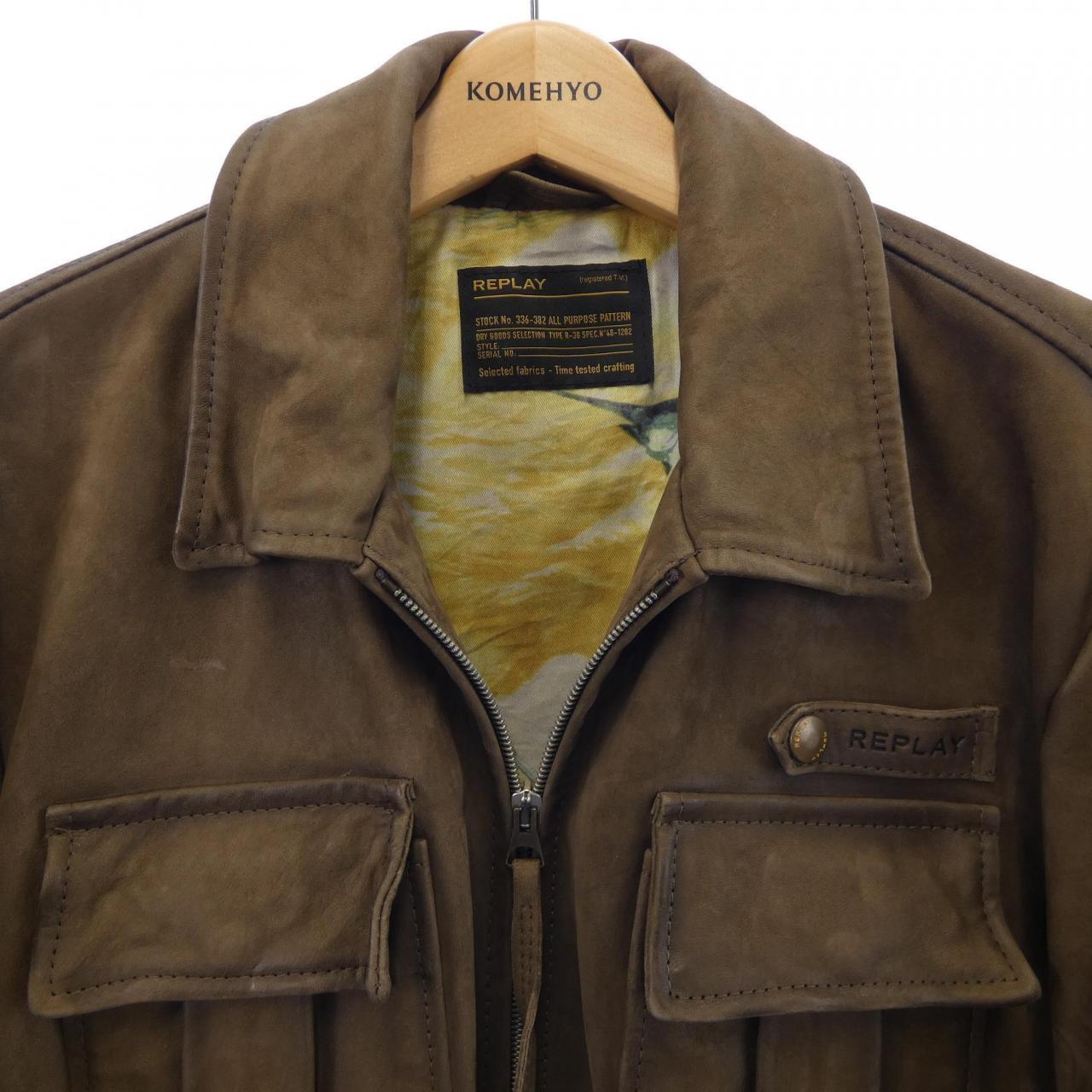 リプレイ REPLAY レザージャケット