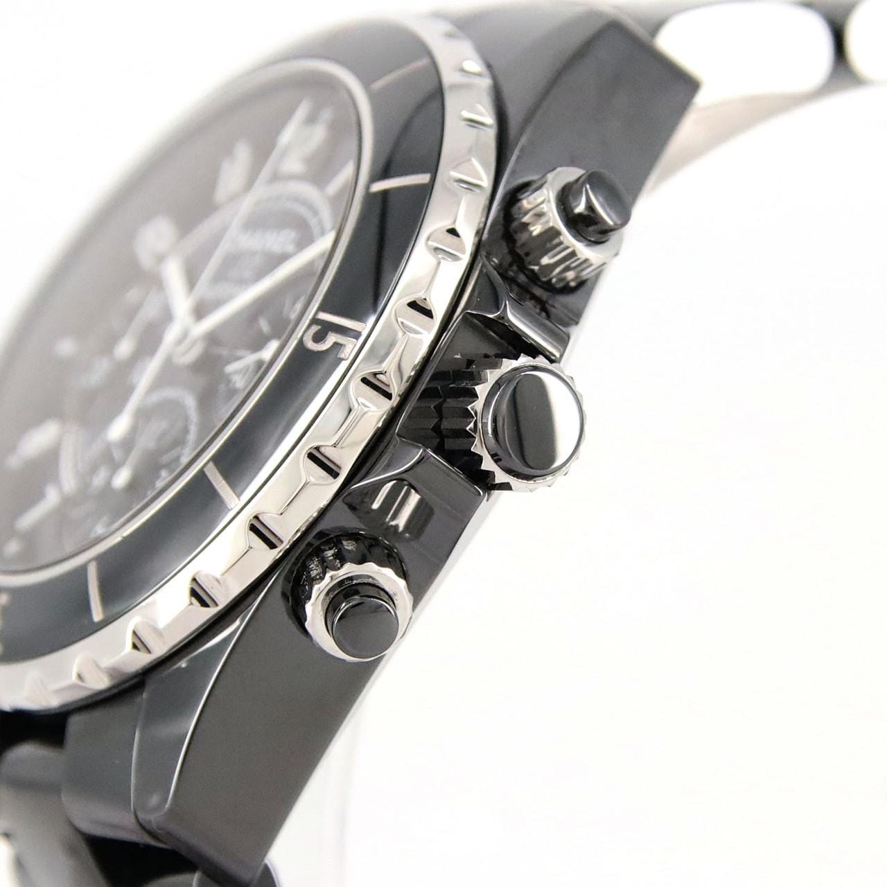 シャネル J12クロノグラフ セラミック H0940 セラミック 自動巻