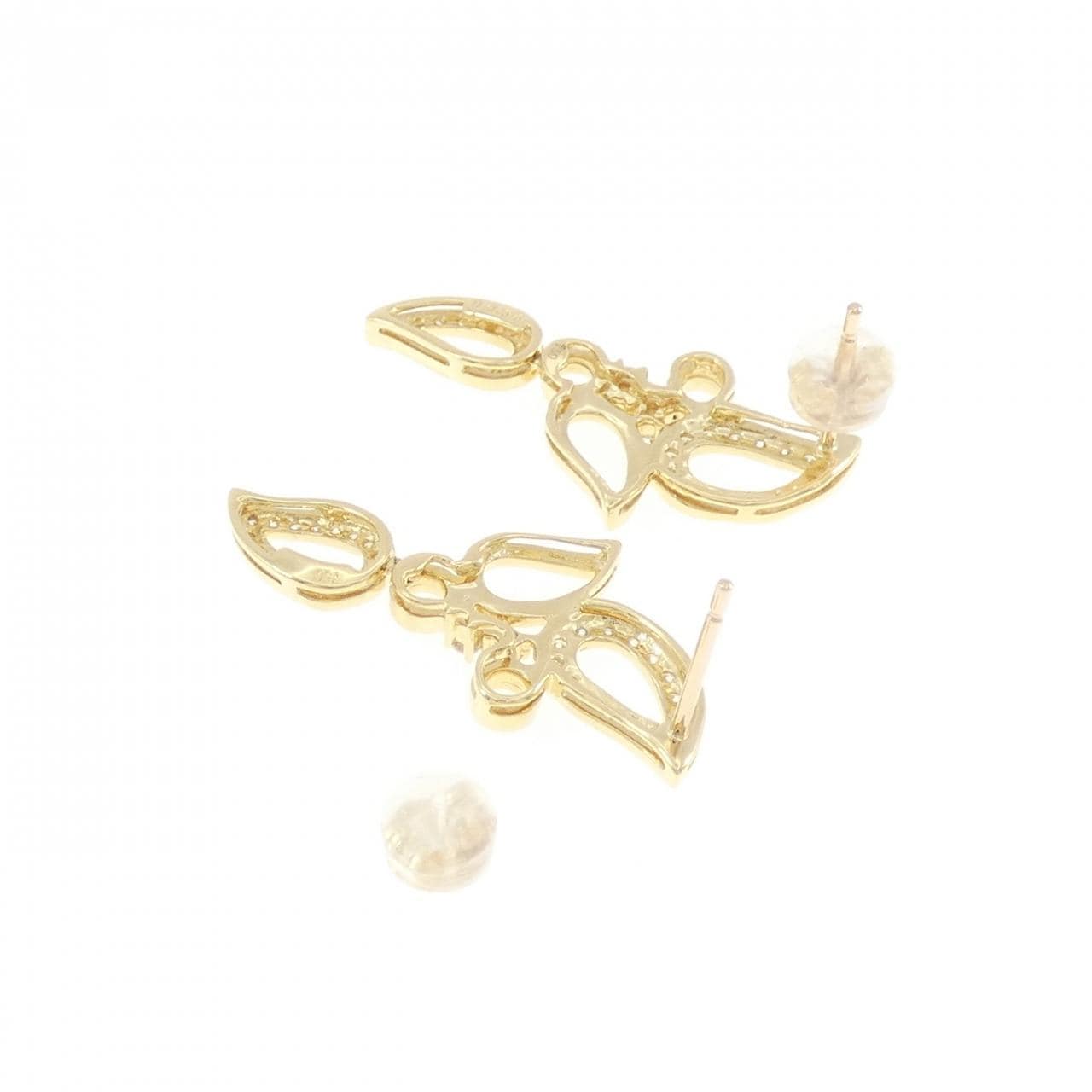 750YG/K18YG ダイヤモンド ピアス 0.56CT