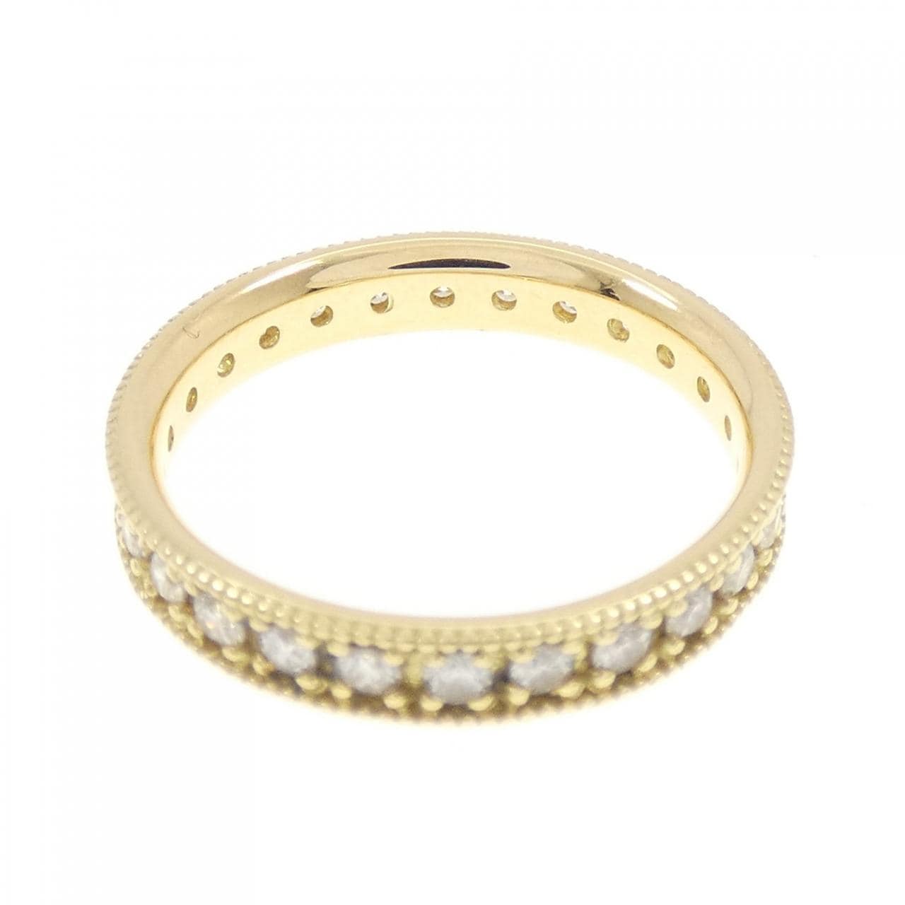 K18YG full eternity Diamond ring 0.50CT