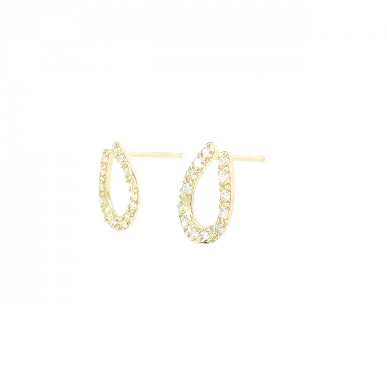 【リメイク】K18YG ダイヤモンド ピアス 0.20CT