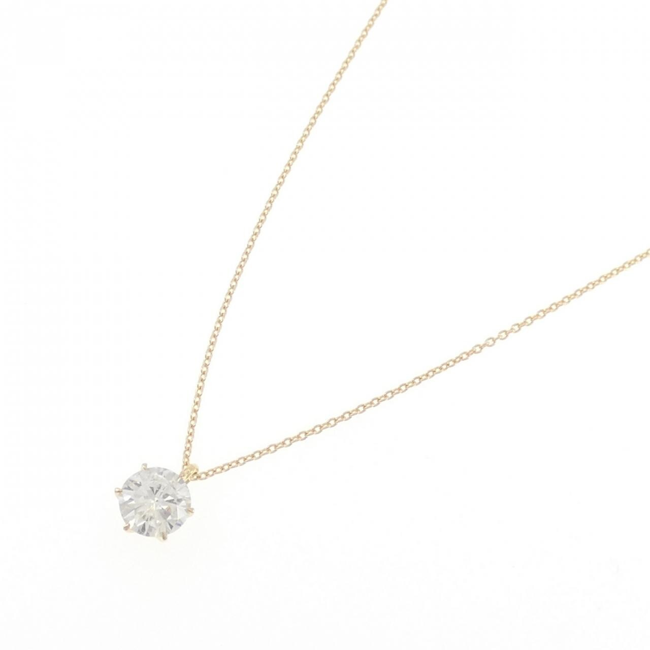 【リメイク】K18YG ダイヤモンド ネックレス 1.014CT I I1 Good