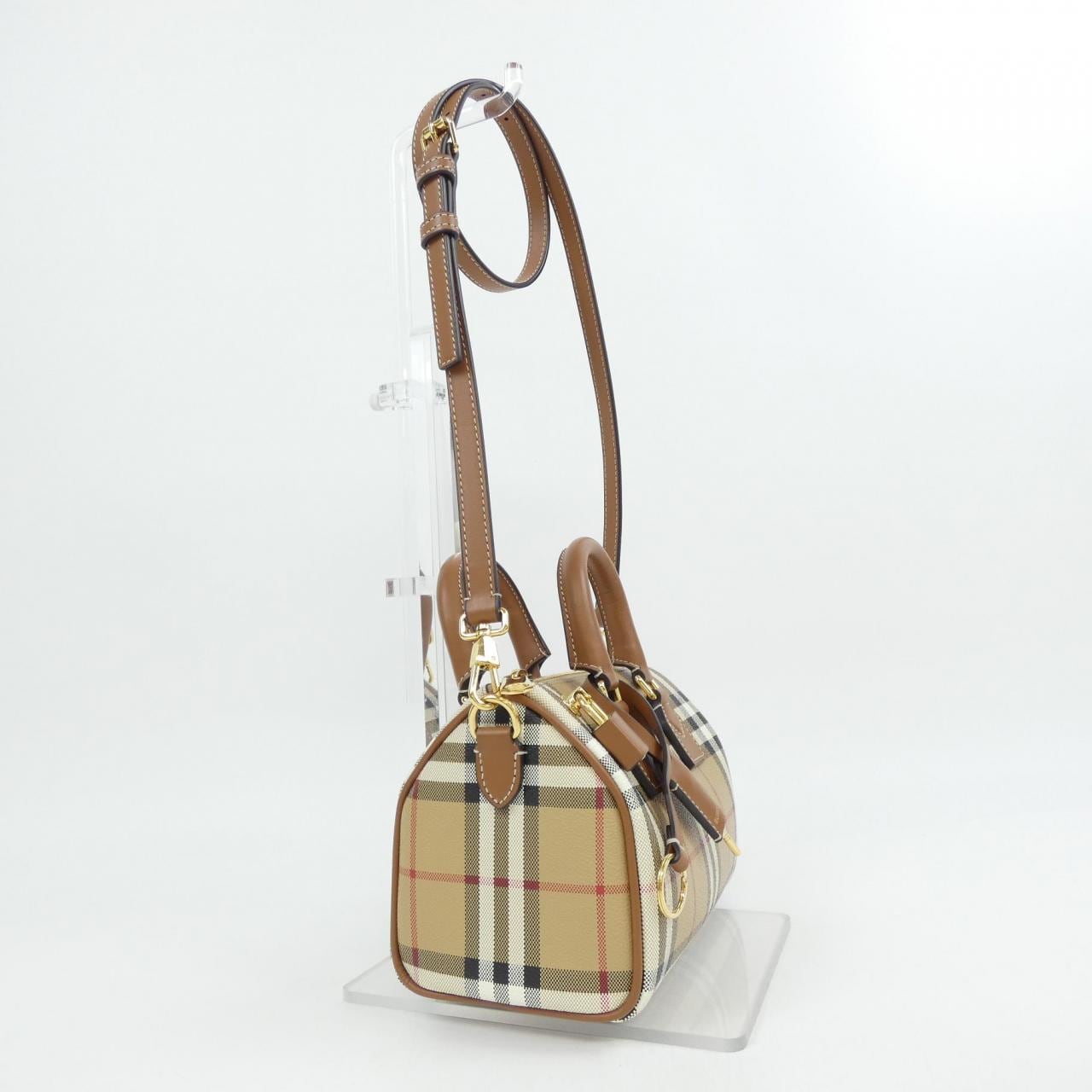 バーバリー BURBERRY BOWLING BAG VINTAGE CHECK 80921301 BAG