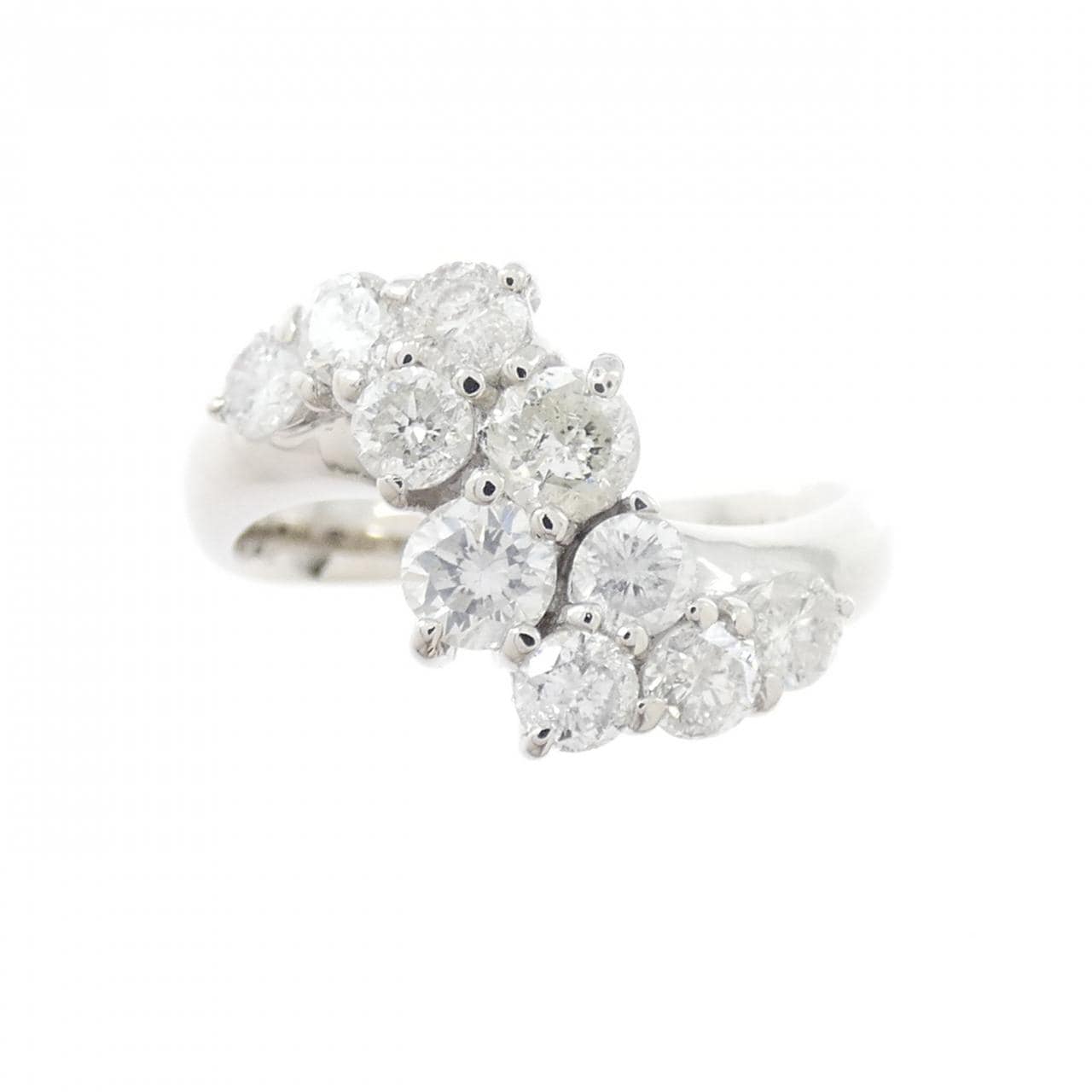 PT900钻石戒指 1.04克拉