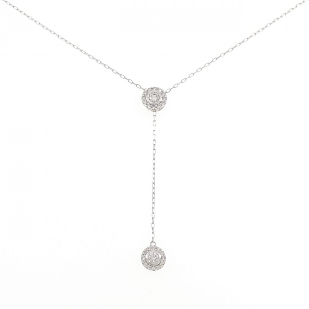 PT900/PT850 ダイヤモンド ネックレス 0.36CT