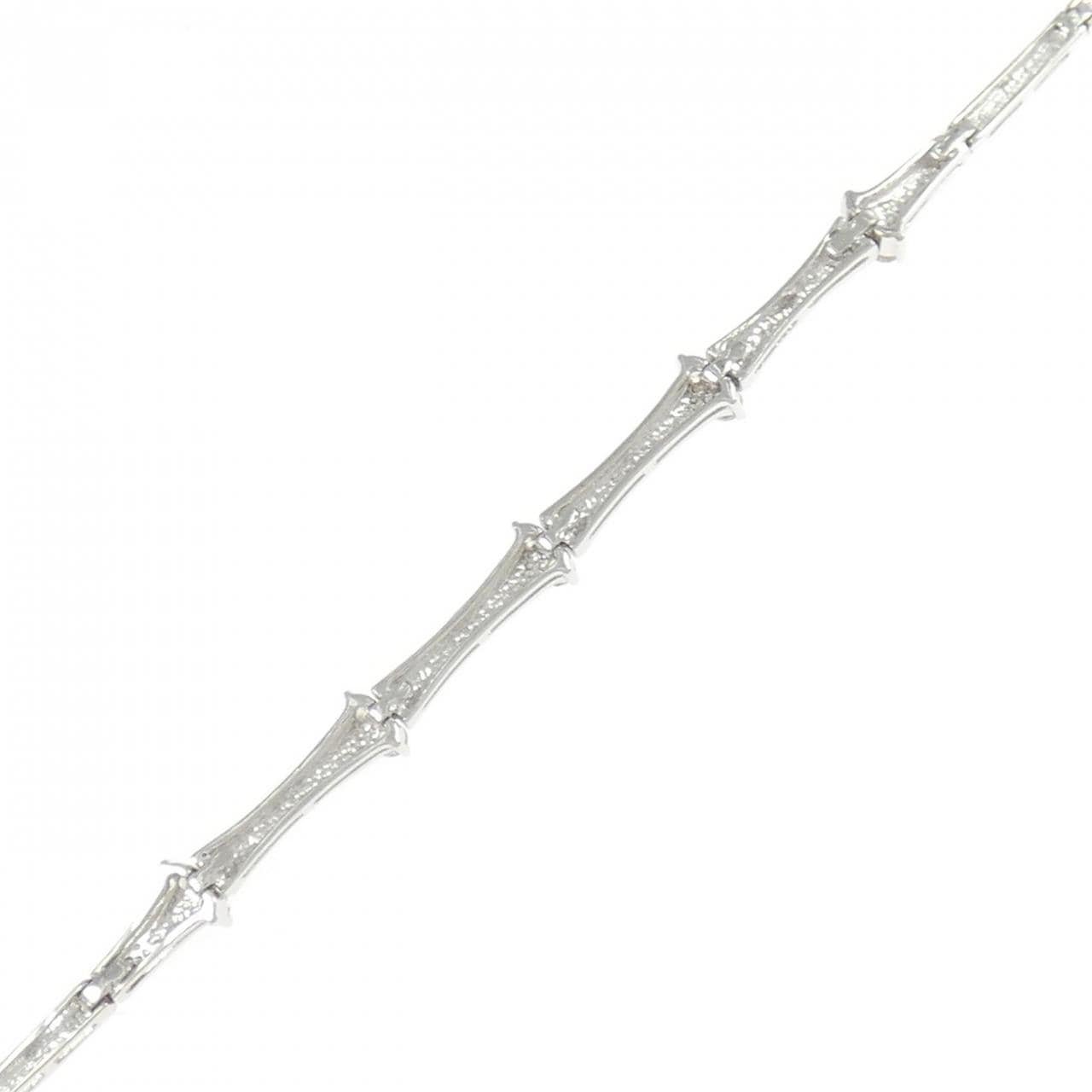 K18WG ダイヤモンド ブレスレット 0.20CT