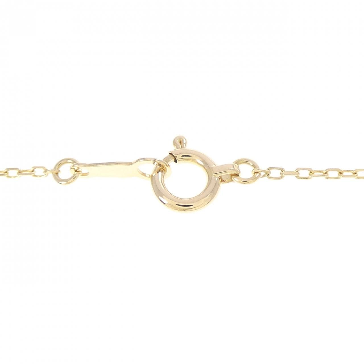 K18YG イニシャルA ダイヤモンド ネックレス 0.02CT