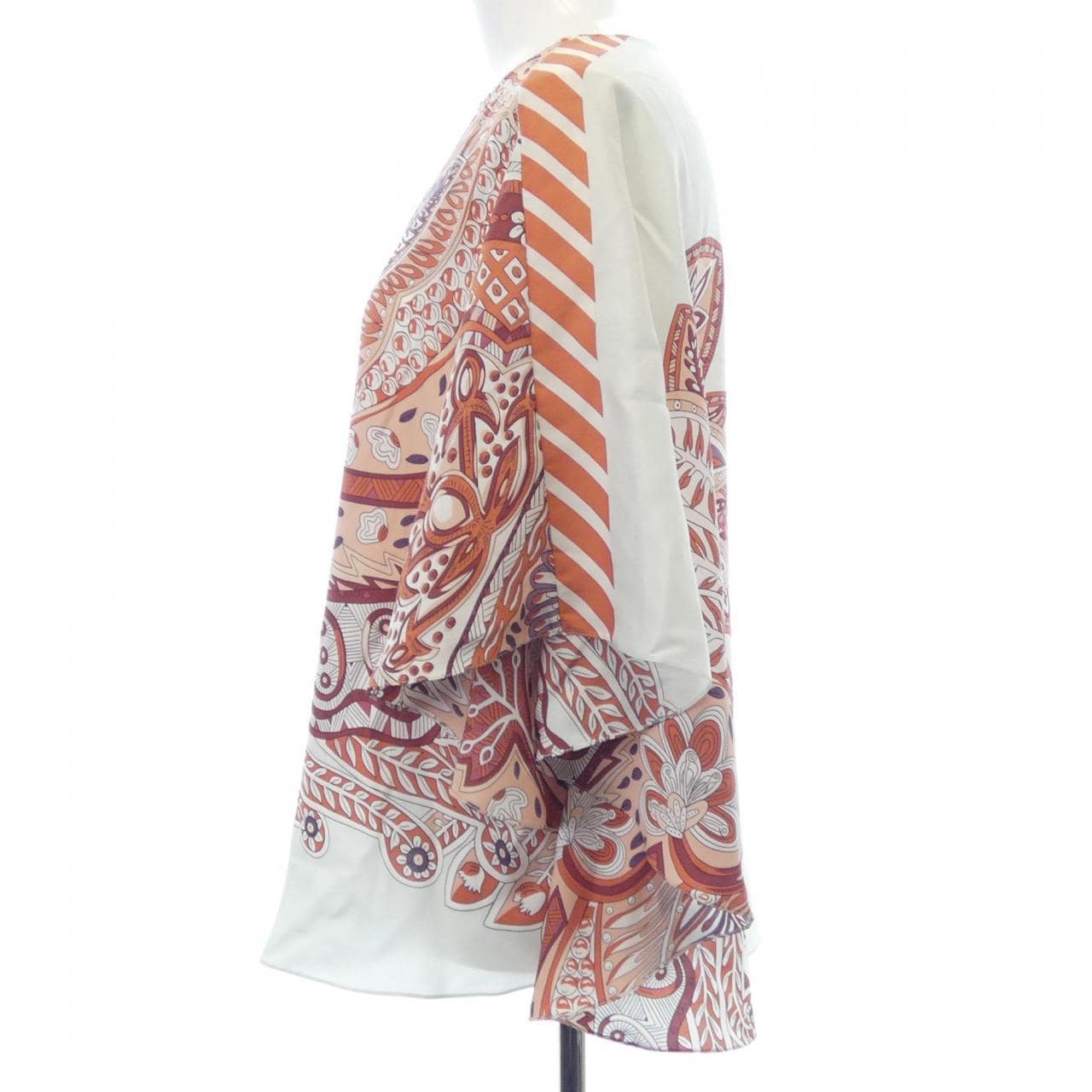 エルメス HERMES LE JARDIN MAHARANI RECADRE *76-7608 ツイルレーヌ. トップス