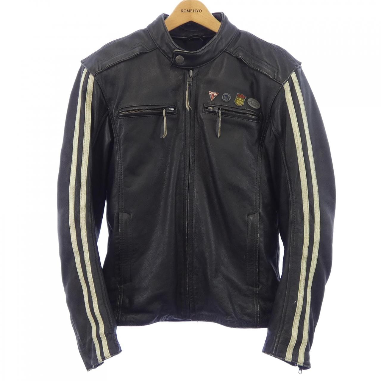 Triumph MLHA18105 レザーライダースジャケット