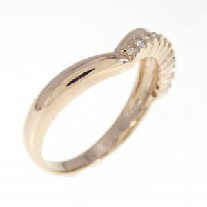 K18PG ダイヤモンド リング 0.18CT