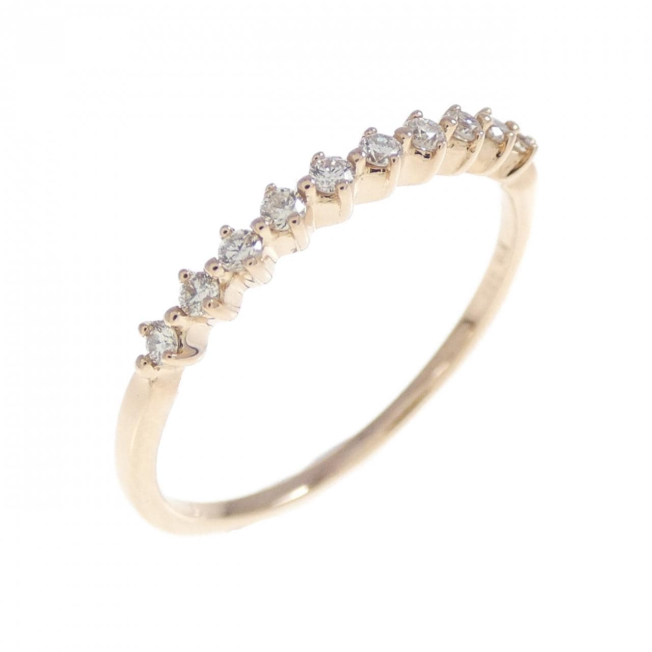 K18PG ダイヤモンド リング 0.10CT