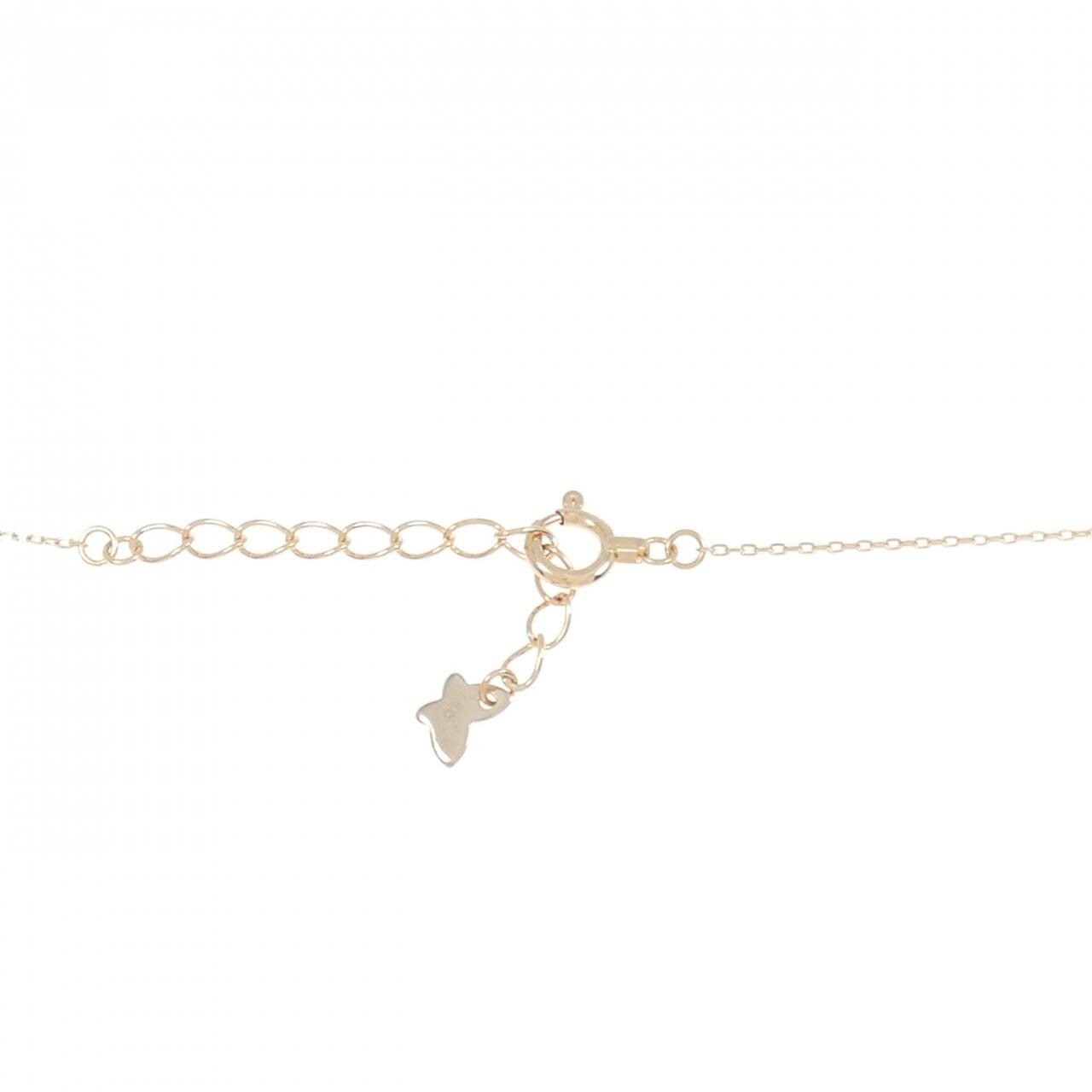 K18YG ハート ダイヤモンド ネックレス 0.03CT