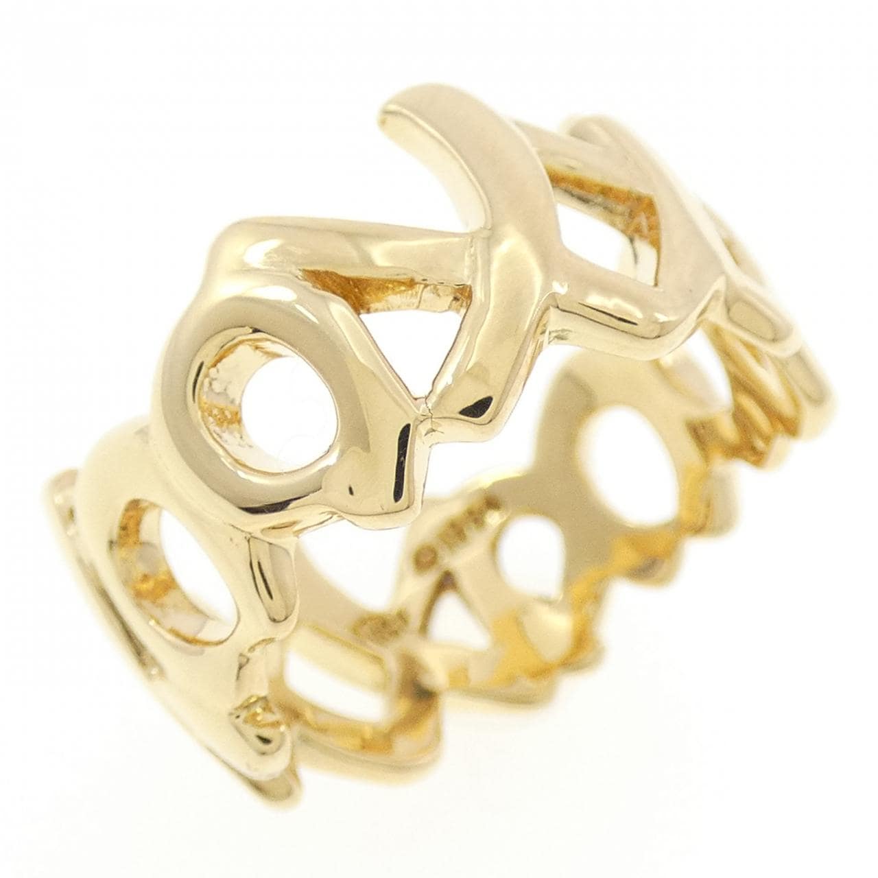 【ヴィンテージ】ティファニー ラブ&キス リング