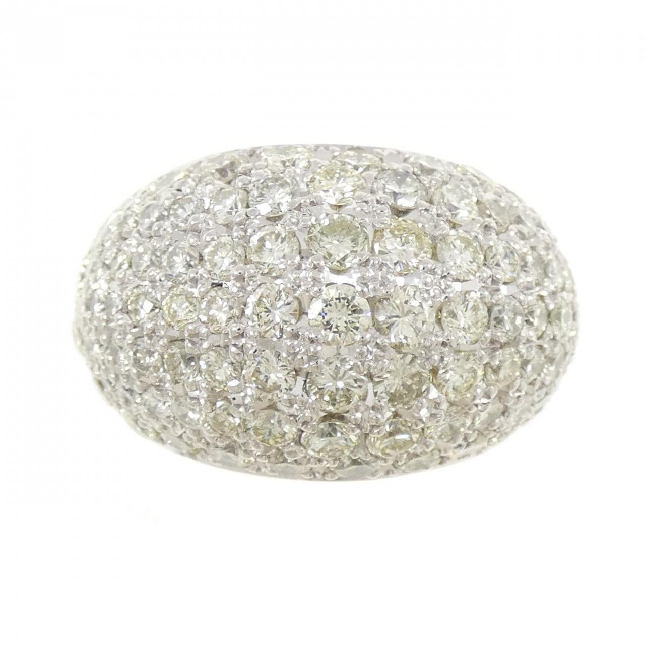 PT900 パヴェ ダイヤモンド リング 5.87CT