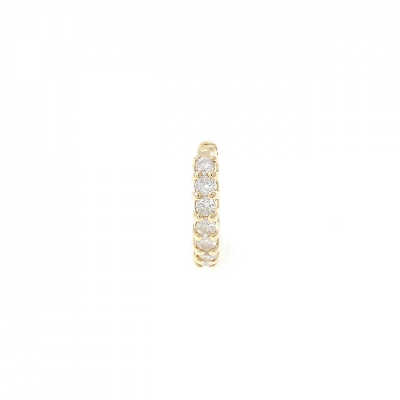 K18YG ダイヤモンド イヤリング 0.10CT 片耳