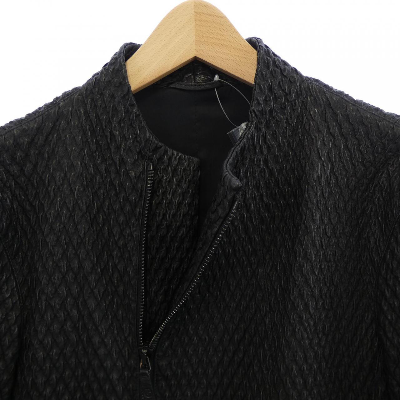 ジョルジオ アルマーニ GIORGIO ARMANI USR02P レザージャケット