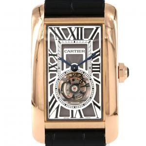 カルティエ タンクアメリカンフライングトゥールビヨンXL PG W2620008 PG･RG 手巻