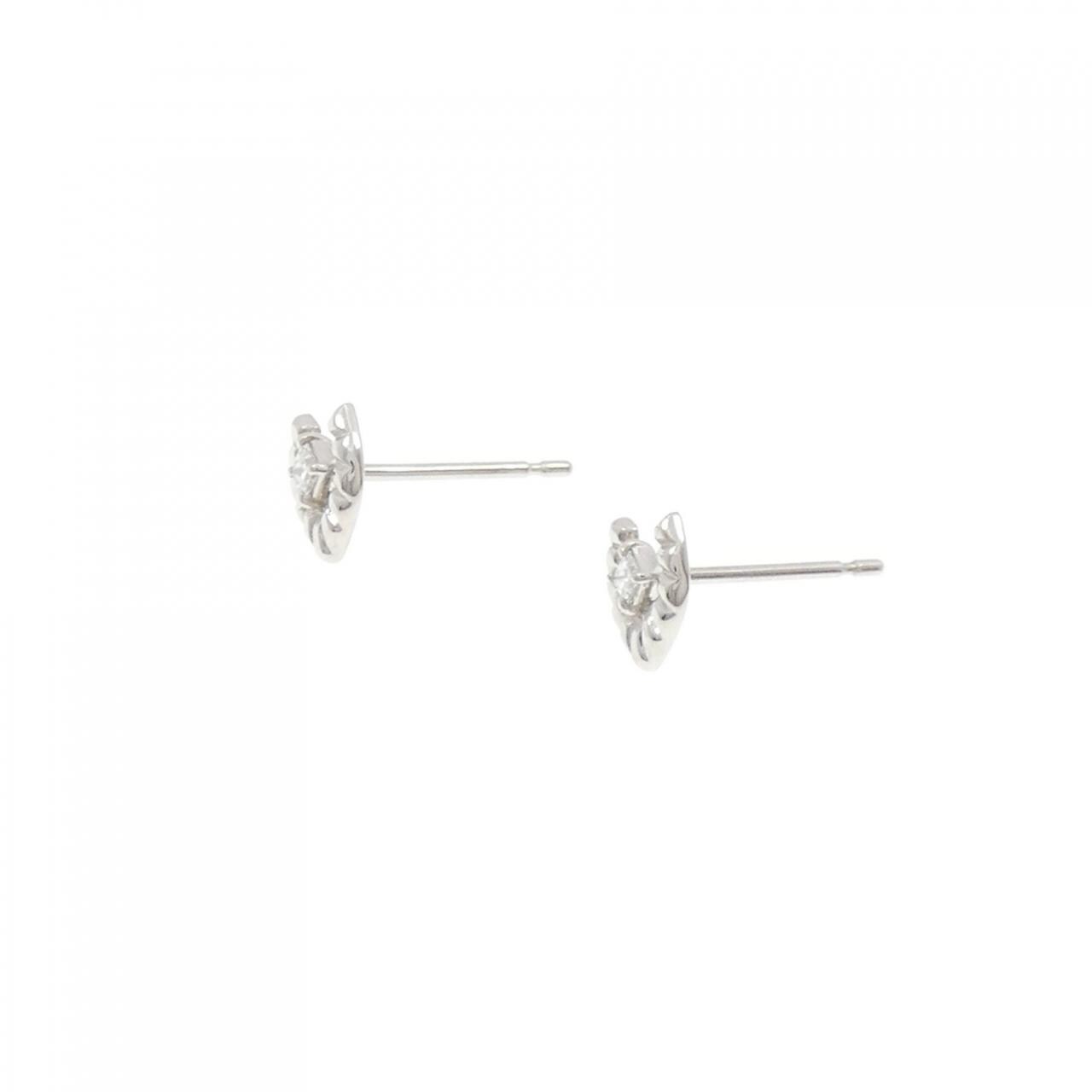 PT900 Diamond Earrings 0.02CT