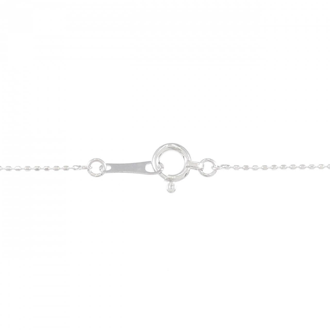 K18WG ダイヤモンド ネックレス 0.2CT