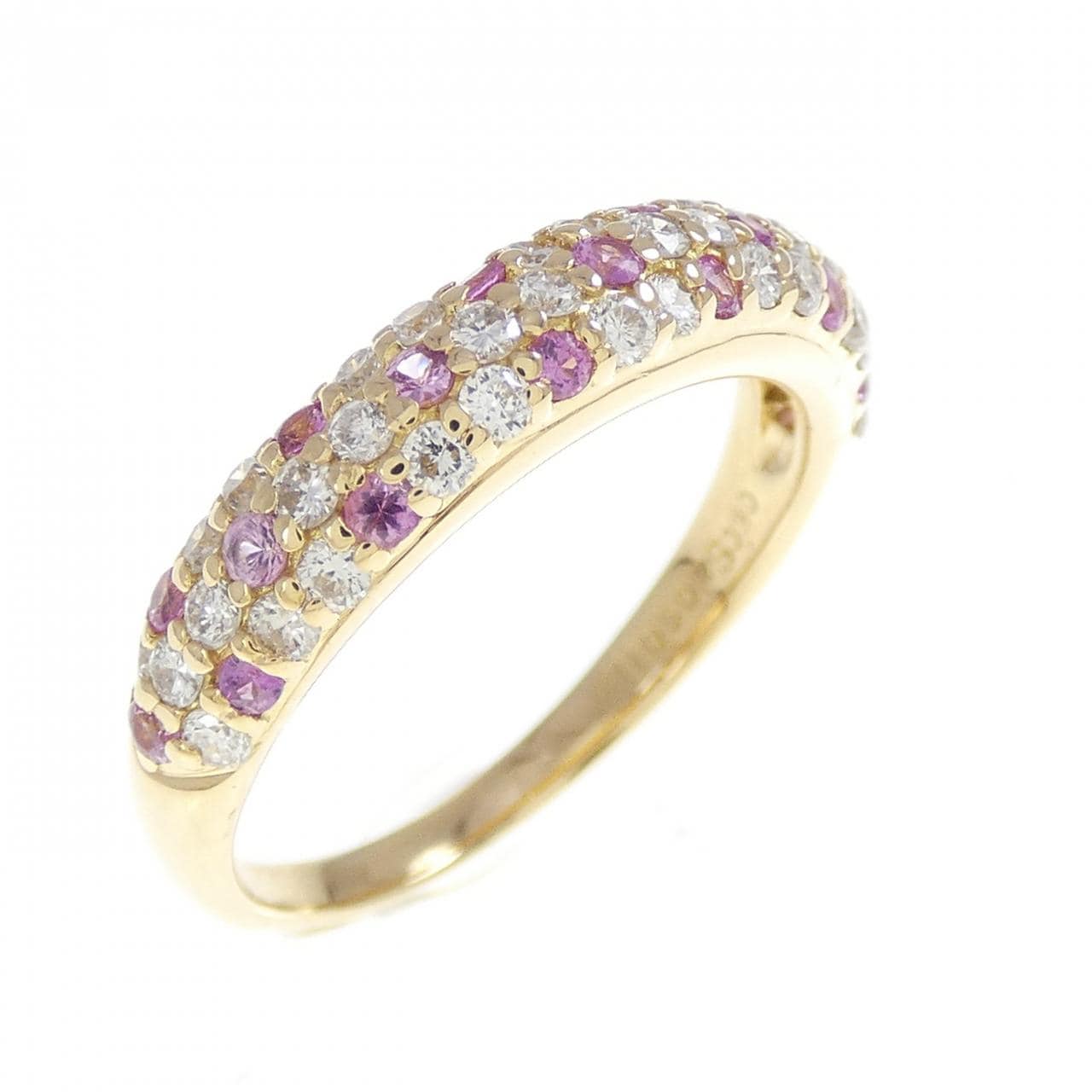 K18YG サファイヤ リング 0.30CT