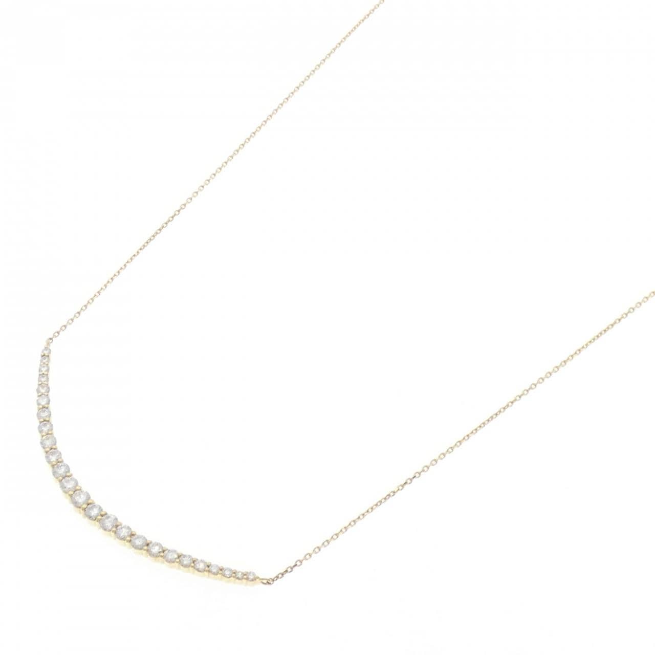 K18YG ダイヤモンド ネックレス 1.00CT