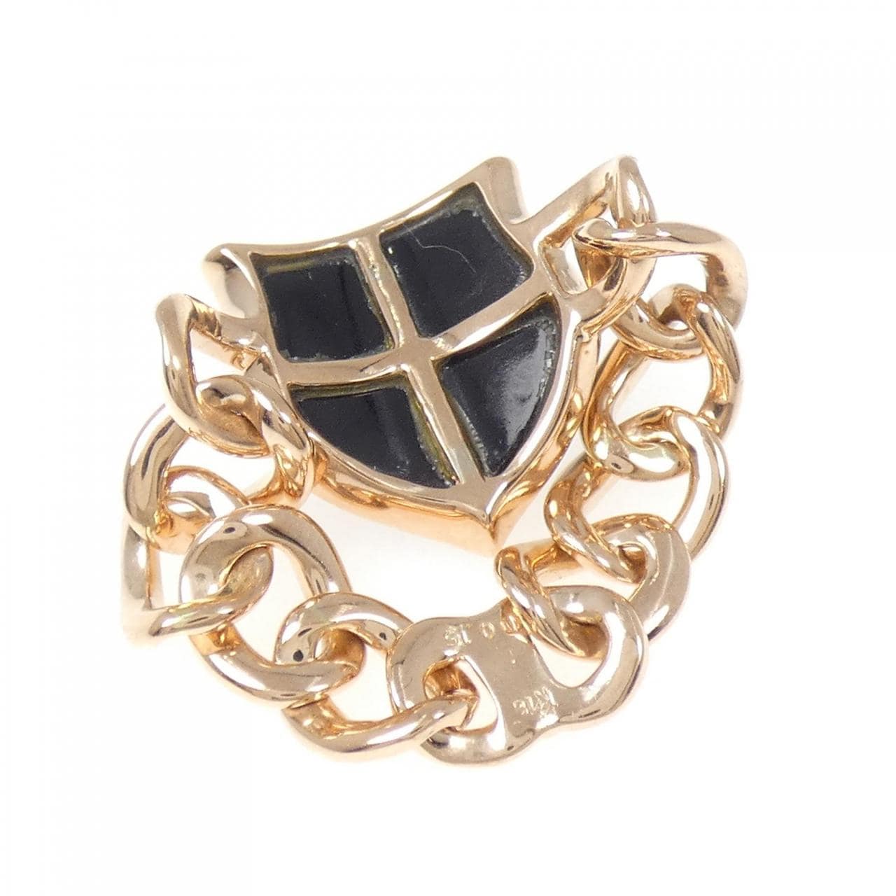 K18PG/K18WG オニキス リング