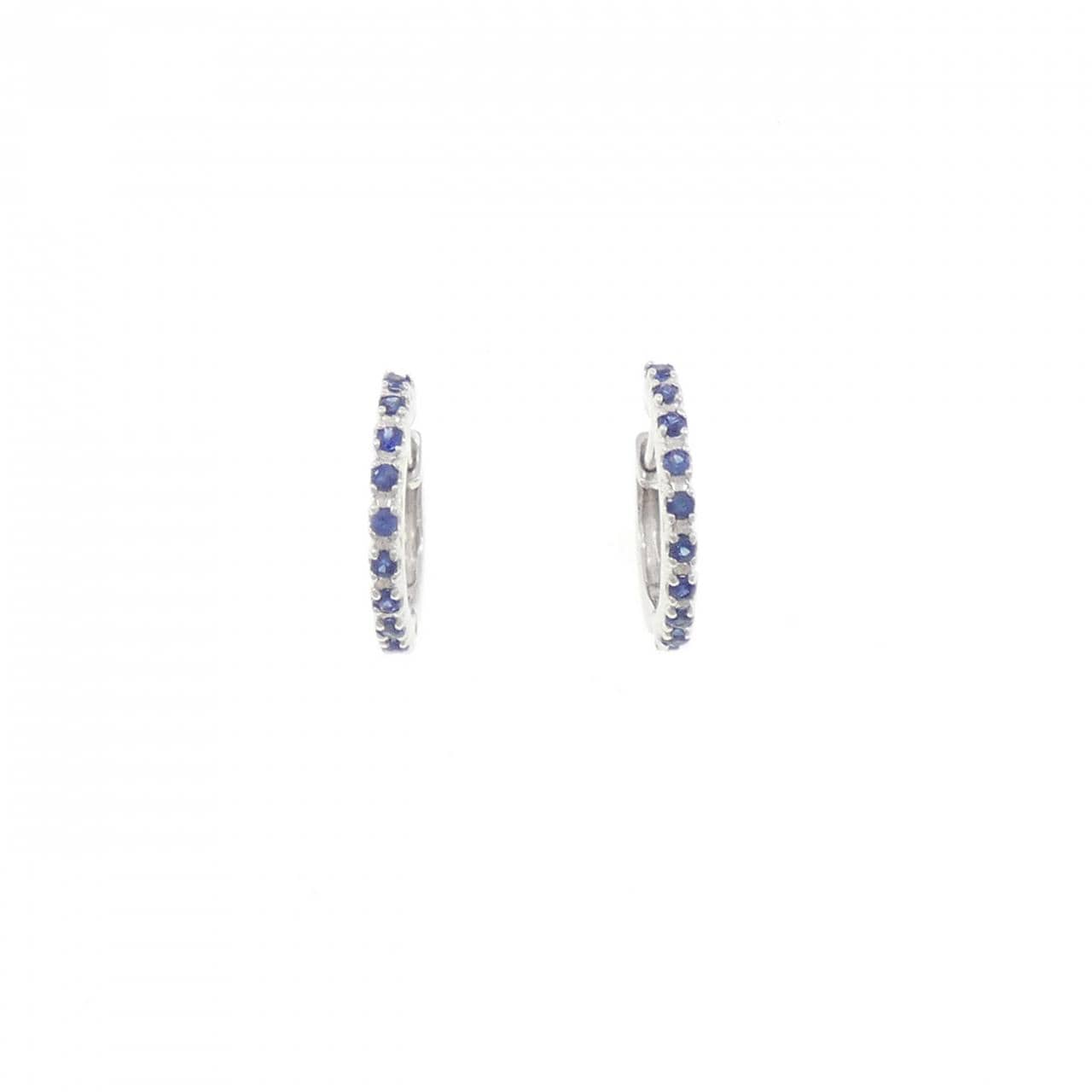 K10WG サファイア ピアス 0.20CT
