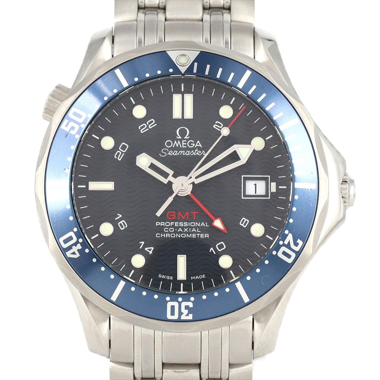 オメガ シーマスタープロ･コーアクシャルGMT 2535.80 SS 自動巻