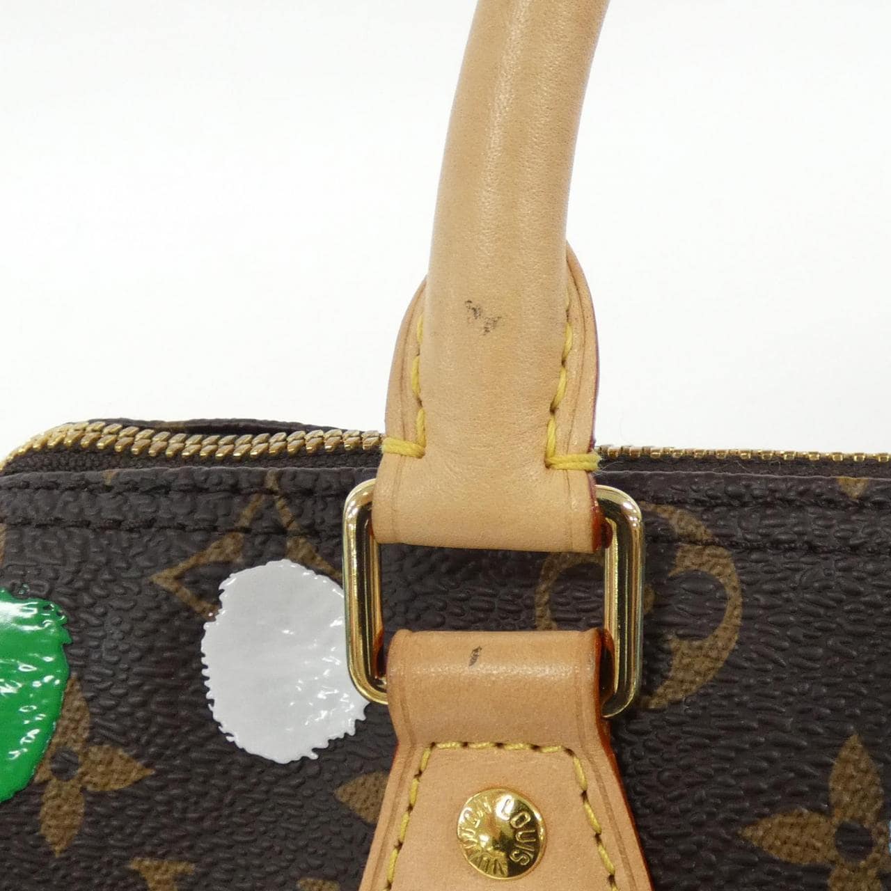 LOUIS VUITTON Monogram (LV X YK) Speedy Bandouliere 25 公分 M46433 波士頓包